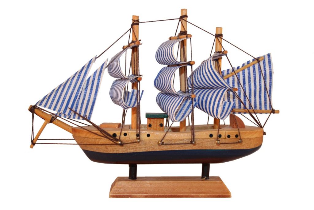 Kit Maquette En Bois De Voilier Classique à Assembler - Modèle Décoratif En Bois - Dimensions 40 X 15 X 27 Cm - À Partir De 7 Ans - Nécessite De La Colle - 4